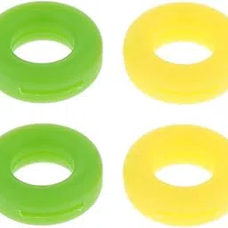 jazzy pearls 2 Pairs Anti Slip Silicone Ear Hooks Holder for Glasses Yellow Green-picture-23