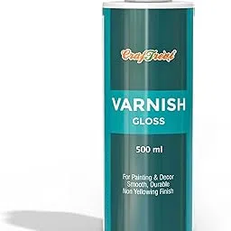CrafTreat Premium Gloss Varnish - 500ml | Protective Top Coat for Acrylics, Clay, Wood & Canvas Art-picture-27