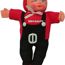 RISHI QUALITY Cute Baby Doll Soft Toy with Non Removable Clothes. Length -27CM. Kids Encourage Imagination and Emotional Development. for Birthday Gift, Birthday Return Gift.(Small)-picture-54