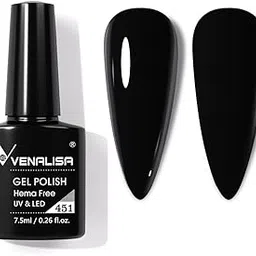 VENALISA 7.5ml #451 Gel Nail Polish Soak Off UV LED Nail Gel Polish Nail Art Starter Manicure Salon UV Gel Polish need UV light to Cure image 1