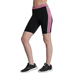 Imperative Womens Color Block Yoga Workout Sports Biking Shorts (Blush, Size - XL)-picture-20