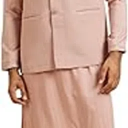 manyavar Men's Rayon Blend Textured Ethnic Jacket (1pc)-picture-50