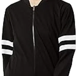 miss chase Women's Green Cotton Bomber Jacket-picture-10