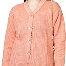 prashar Women’s Woolen Acrylic V-Neck Cardigan Sweater | Full Sleeve Button-Up Winterwear | Stylish & Warm Outerwear for Girls & Ladies-picture-34