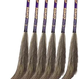 Zureni ZN-BR-04 Jasper Floor Broom with Natural Soft No Dust Grass Long Stick Jhadu for Home Pantry Office Cleaning (6 Pcs, Random Colours)-picture-24