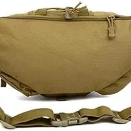 Bnf® Outdoor Unisex Waist Bag Tactical Waist Pack Chest Bag Pouch Khaki|Day Packs| Hiking Backpacks-image-0