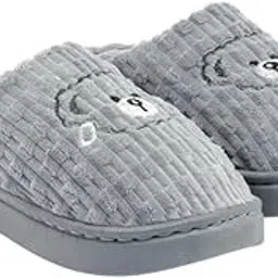 Unisex Warm Slipper Closed Toe Comfortable Indoor/Outdoor Soft Bottom Fur Sandal Flip Flop Slides for Men and Women-picture-44