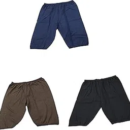 Kidley Women Multicolor Cycling Shorts Set of 3 pc(color may vary)-picture-13