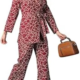 glamalue New Rayon Printed Tunic Top With Pant Co_ord Set For Women | Women Casual Co ord Set-picture-45