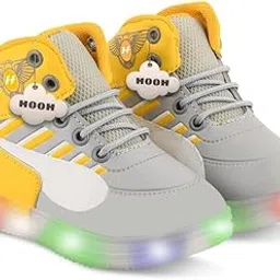 hooh-now comfort in fashion HOOH Kids Boys and Girls LED Light Shoes for 18 Months to 10 Years-picture-27