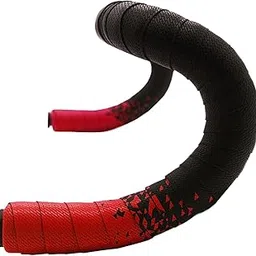 CLUB BOLLYWOOD Bike Handlebar Tape Anti-Vibration Handle Wrap Belt W/End Plug Black Red | Sporting Goods | Cycling | Bicycle Components & Parts | Handlebar Grips, Tape & Pads-image-21