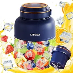 Portable Smoothie Blender for Smoothies & Shakes 43oz 1300ML USB Charging Cordless Powerful Blades Blending Portable Juice Cup Blender for Small Ice Fruit Vegetable Crush Kitchen Gym Outdoor-image-36