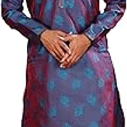 hamsafar Men's Cotton Kurta Pyjama Set Casual Wear-picture-30