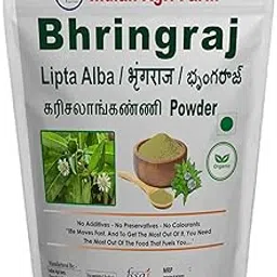 Iagrifarm Bhringraj Powder - 250 gram/Karisalankanni/Bhringraj Leaves Powder-picture-21