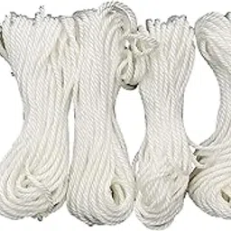 Prime Met Ceiling Cloth Hanger Replacement Ropes – UV Protected Nylon Rope Set (Only Ropes) | Spare Ropes for Ceiling Pulley Cloth Drying Hanger-picture-16