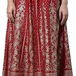 aurelia Women Polyester Printed Strechable Maxi Skirt | Ankle Length Skirt-picture-24