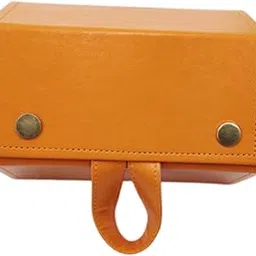heavenglow Travel Sunglasses Organizer Sturdy Hanging Men Women Eyeglasses Storage Box Orange-picture-19