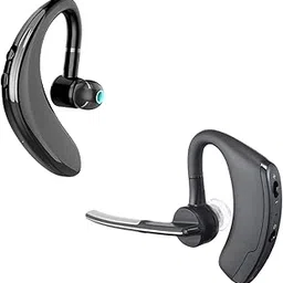 Lipzieใ๐บ๐๐๐ ๐จ๐๐
 ๐บ๐๐๐ใCombo Bluetooth Anti-Radiation Voice Control Headset with Mic + S109 v5.0 Wireless Ear Clip, 8H Talk, 1H Charge, 360ยฐ Rotating Earbud image 1