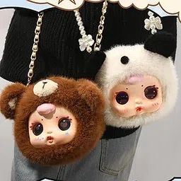 UJEAVETTE Toy Cartoon Plush Bag Decorative Soft Random Plush Figures for Teens Adults Kids Toys & Hobbies-picture-49