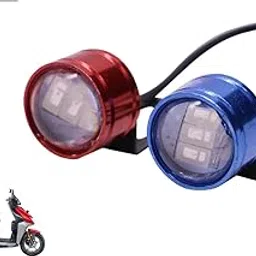 Red and Blue colour 6 Led Strobe Light for Bike | Warning Emergency Police Light | Motorcycle Strobe Light | Compatible with Hero Xoom 110-image-31