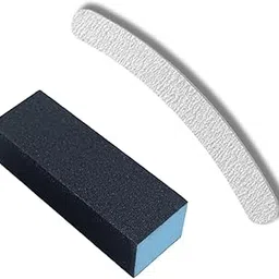 Lucifer Professional Nail Buffer and Filer, 2-Sided | Nail Art Shiner Buffer Block-image-18