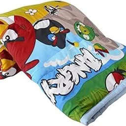 ROMAN HOME Poly Kids Print Microfiber only 1 Single Bed Blanket Reversible AC Blanket Dohar-picture-21