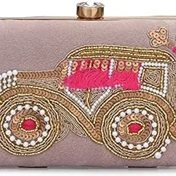 for the beautiful you Embroidered Car Women's Clutch-picture-32