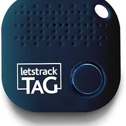 letstrack humanising technology Letstrack Bluetooth TAG & Item Finder for Keys, Wallet & Luggage | TAG Tracker | Wallet Finder | Key Finder | Battery Replaceable (Pack of 1, Blue) image 1