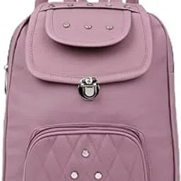 Brink Women's Purple Polyurethane Backpack - (M584)-picture-18