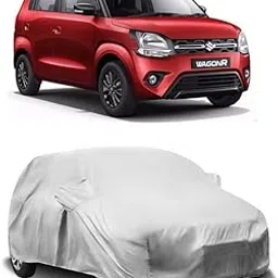 AUTORETAIL Car Body Cover Compatible with Maruti Suzuki New Wagon-r with Mirror Pockets (Heavy Duty, Full Sized, Triple Stitched, Silver)-picture-37