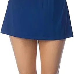 maxine of hollywood Women's Solid Separate Bottom Skirted Bikini Bottom-picture-15