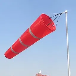 ATORSE Windsock Ripstop Oxford Cloth Wind Direction Indicator for Park Airport Farm Red-picture-27