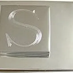 kiola designs Letter S Etched Monogram Money Clip, NA-picture-23