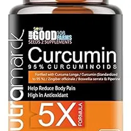 NutraMarck Curcumin Capsules 500mg | 95% Curcuminoids Boswellia, Ginger & Piperine | Advanced Anti inflammatory | High Absorption Antioxidants & Joint Support Supplement | (60 Count (Pack of 1))-picture-18