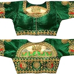 pujia mills women's embroidery handwork design bridal blouse-picture-32