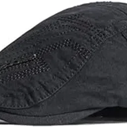 zacharias Men's Cotton Beret Golf Ascot Cap (A-23_Free Size_Pack of 1)-picture-13