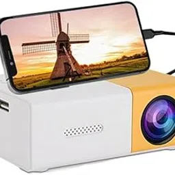Portable Mini Smart Projector Compatible with Android iOS Laptop firestick - 60 inch Projection | 1080P FHD Support | with HDMI & Remote (Black/Yellow/Blue - Subject to Availability)-picture-27