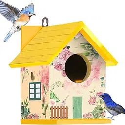 Printed Bird House Nest for Balcony & Garden Hanging,for Sparrow, Budgies and Finches for Hummingbird, Kingfisher/Bird Nest for Balcony/Sparrow Nest/Chidiya Ka Ghosla-picture-21