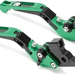 Motorcycle Levers, Brake Handles Wear Resistance 19.5cm/7.68in Length Adjustable Replacement for XJ6 Diversion 2009-2015 for Modification(Green)-picture-56