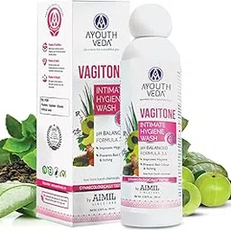 Ayouthveda Vagitone Intimate Hygiene Wash For Women | Enriched With Aloe Vera, Amla & Green Tea | PH Balancing Formula, Prevents Dryness, Itchiness & Bad Odor | Vaginal Wash, Prevents Itching, Irritation & Dryness (Pack Of 1- 180ml)-picture-24