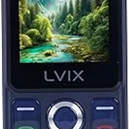Lvix All-New L1 4G-2 Working Dual Sim | Keypad Mobile | with 2.4" Display | YouTube Working | Voice Changer | BT Dialer | Call Recording | Long Lasting Battery | FM | Camera | Feature Phone | Blue-image-0