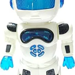 Intelligent Learning Robot Toy with Lights & Music 3D Flashing Lights | Naughty Dancing 360 Degree Moving Smart Robot for Kid +3Yrs (Learning Robot)-picture-29