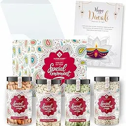 Nature Purify Premium Diwali Gift Hamper – “Almond, Cashew, Pumpkin & Sunflower Seeds – Festive Gift Box (100g Each)”-image-4