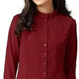 oriex the original fashion Girls Mandarin Collar 3/4 Sleeves shirt-45-picture-49