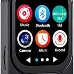 MP3 Player with Bluetooth and Wi-Fi, Portable MP3 Player with Camera, HiFi Speaker, 2.01 Touch Screen, Music Player with E-Book Alarm Clock (No Small Memory Card)-picture-18