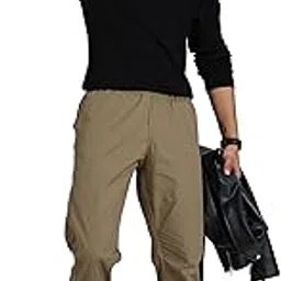 24 street | Men's Relax Fit Pyjama Pants Dusty Olive XXL | 100% Cotton Sleepwear with Adjustable Waist & Side Pockets – Perfect for Lounging and Relaxing-picture-40
