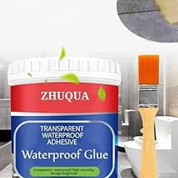 ZHUQUA (Pack Of 2) Roof Water Leakage Solution, Waterproof Glue, Waterproof Coating, Roof Waterproofing, Water Proof Glue, Crack Seal, Liquid Rubber for Waterproofing, Wall Glue (300GM)-picture-12