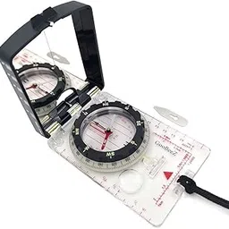 GooBeeZ Map Baseplate Compass with Adjustable Declination Clinometer Magnifying Glass for Hiking Backpacking Camping (GBZ-BP6F)-picture-15