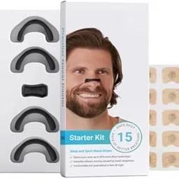 Breathing Nasal Strip Starter Kit (15 Count) - Boost Oxygen Intake, Reduce Snoring, Improve Sleep Quality - Sweat Resistant, Skin Safe Nasal Strips - Extra Strength Snoring Solution-picture-18