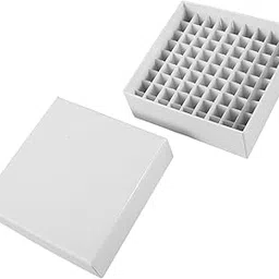 SOESFOUFU Storage Box for Freezer 81 Grid Paper Material Easy Flip Research Tool-picture-39